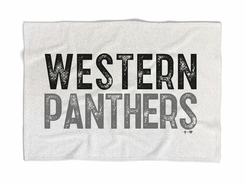 Western Panther Stadium Blanket
