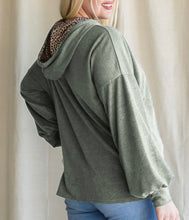Load image into Gallery viewer, Wild One Curvy Hoodie Olive