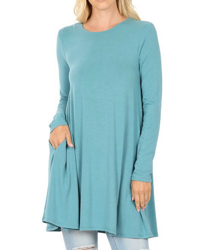Everyday Tunic {Dusty Teal}