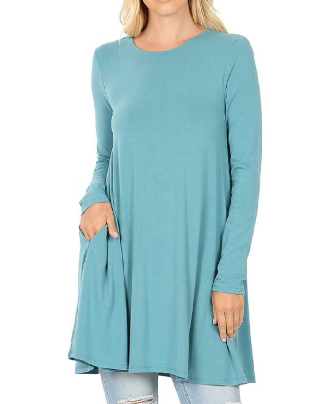 Everyday Tunic {Dusty Teal}