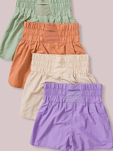 Smocked Running Shorts {multiple colors}